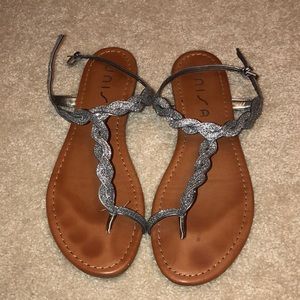Silver Sandals